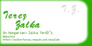 terez zalka business card